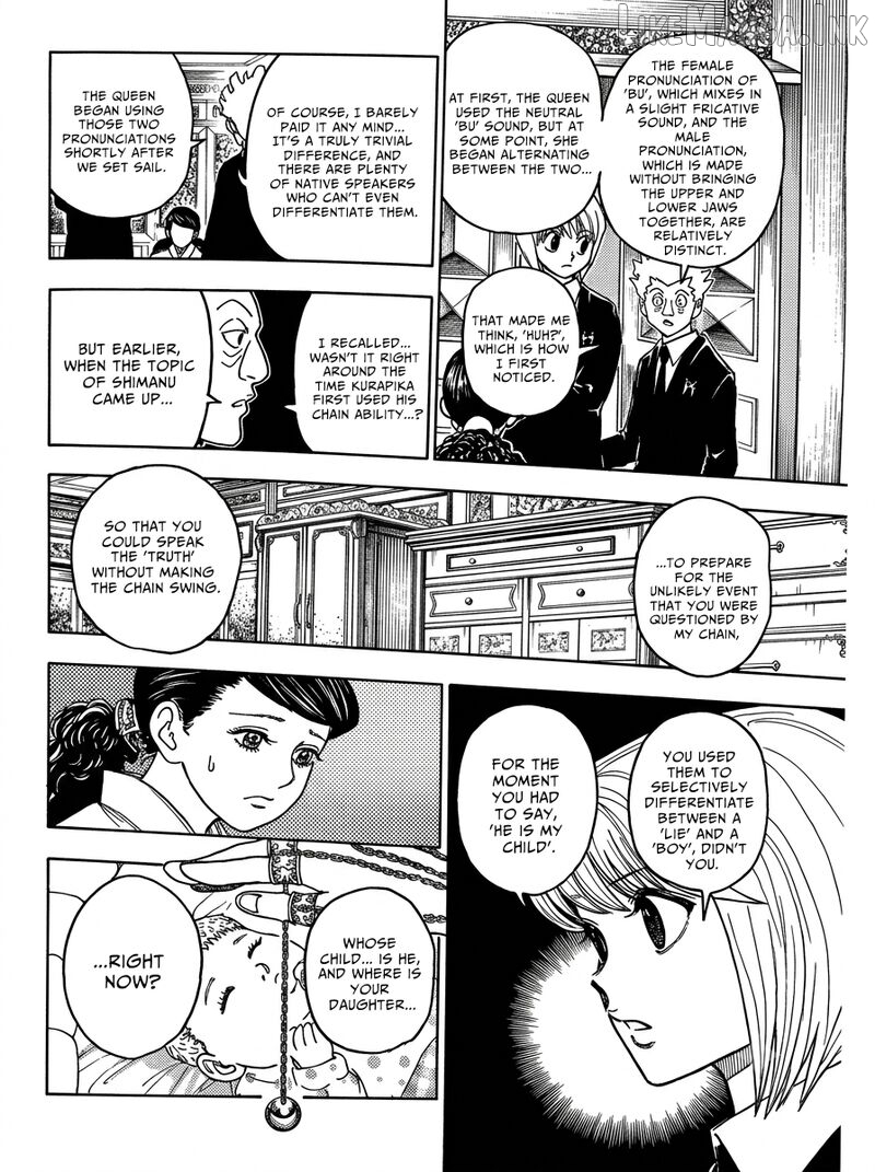 Hunter x Hunter, Chapter 412 image 09